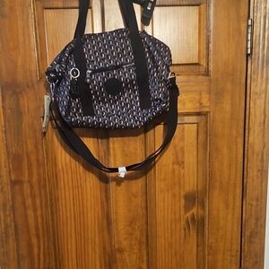 Kipling Black and Red Crossbody Bag